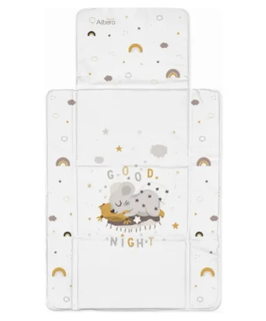 Saltea de infasat portabila Albero Mio Good Night, 77x44 cm