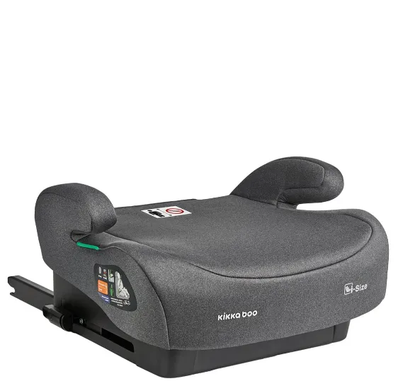Inaltator auto-buster 125-150 cm (i-Size) Isofix Kikkaboo i-Boost Dark Grey Inaltator auto-buster 125-150 cm (i-Size) Isofix Kikkaboo i-Boost Dark Grey