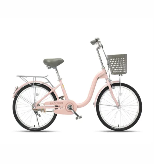 Bicicletă pentru copii cu 2 roți, 22 inch, roz, cod 2220D