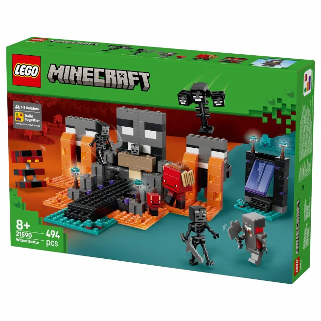 Constructor LEGO Minecraft Batalia lui Wither, art. 21590