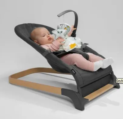 Șezlong-balansoar Lionelo June Air Grey Graphite Șezlong-balansoar Lionelo June Air Grey Graphite