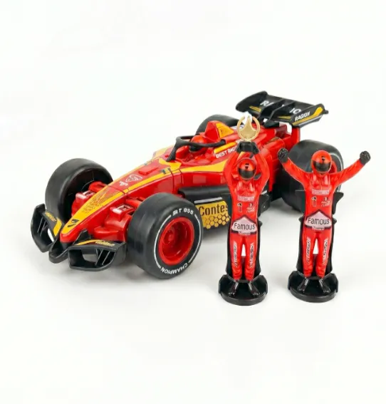 Машина инерционная, F1, с фигурками, красная, код 10072b Машина инерционная, F1, с фигурками, красная, код 10072b