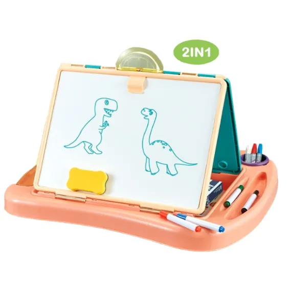 Set de desen 2în1, Portocaliu Set de desen 2în1, Portocaliu