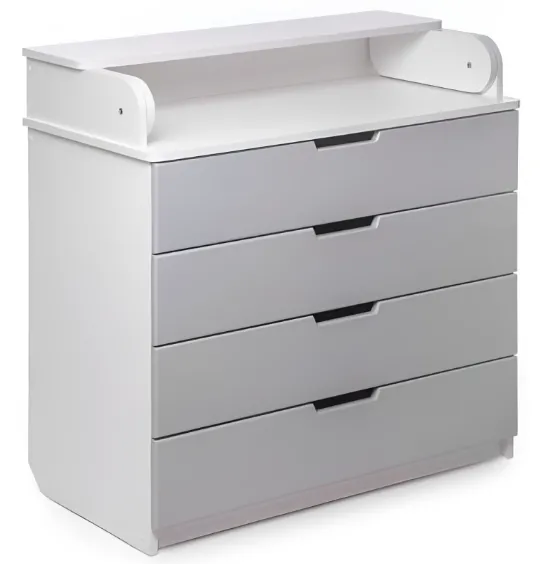 Комод-пеленальный столик PernaMea HappyBaby Standart 800 Light Grey