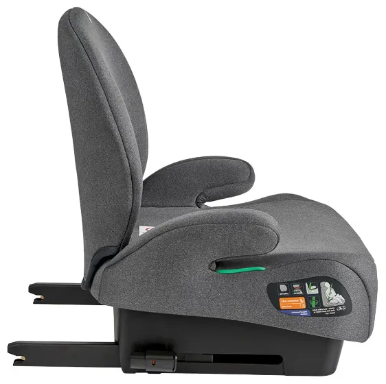 Inaltator auto-buster 125-150 cm (i-Size) Isofix Kikkaboo i-Boost Dark Grey Inaltator auto-buster 125-150 cm (i-Size) Isofix Kikkaboo i-Boost Dark Grey