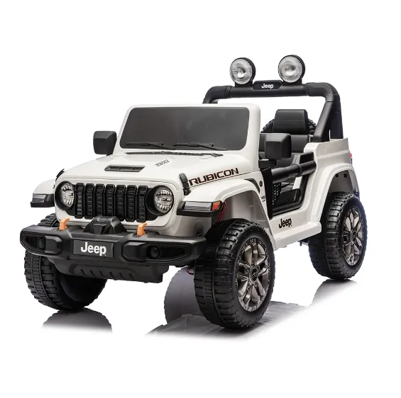 Mașină electrică pentru copii Jeep Wrangler Rubicon (JWR556/2 alba)