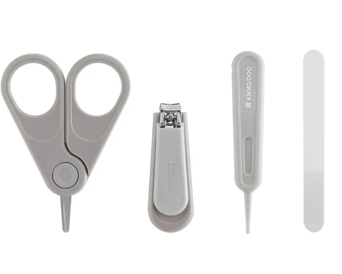 Set Manichiură Kikkaboo Beige, 4 piese