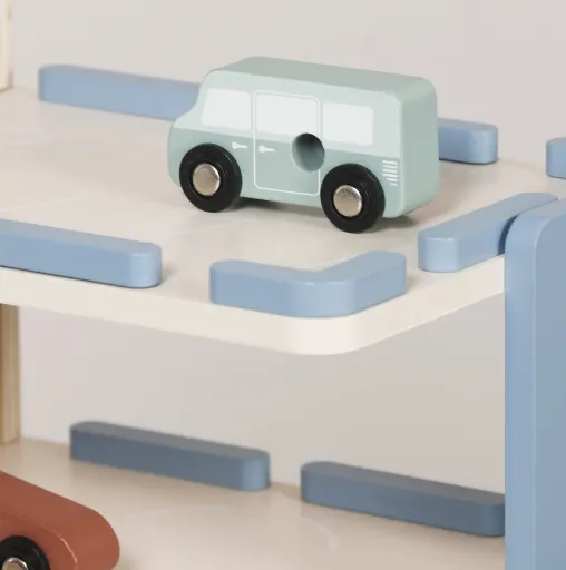 Set de joacă din lemn pentru parcare, W04B141 Set de joacă din lemn pentru parcare, W04B141