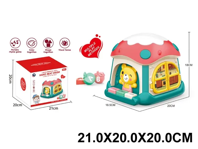 Развивающий домик для малышей муз. арт.63604
