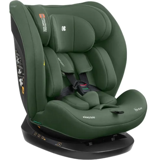 Scaun auto 40-150 cm (i-Size) KikkaBoo i-Explore 2 Army Green