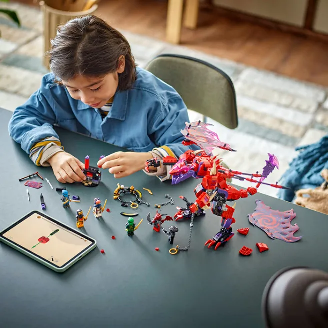 Constructor LEGO Ninjago Thunderfang al dragonului haosului, art. 71832 Constructor LEGO Ninjago Thunderfang al dragonului haosului, art. 71832