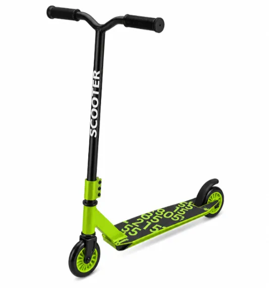 Trotineta pentru trucuri, verde, D02-2, cod 2811D