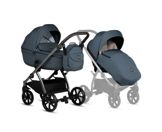 Carucior 2 in 1 TUTIS UNO5+ ESSENTIAL Albastru Carucior 2 in 1 TUTIS UNO5+ ESSENTIAL Albastru
