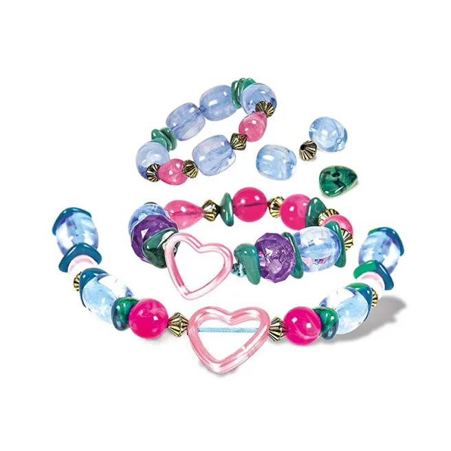 Set de creativitate Brățări din minerale, Clementoni Set de creativitate Brățări din minerale, Clementoni