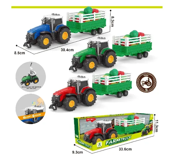 Tractor cu inertie cu sunete si lumini