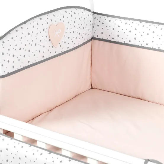 Aparatoare patut (120x60 cm) PM Confort Stele Roz Aparatoare patut (120x60 cm) PM Confort Stele Roz