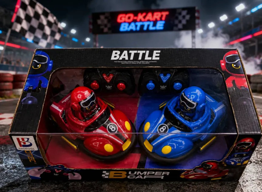 Set de mașinuțe RC „Bumper Battle” pentru bătălii interactive