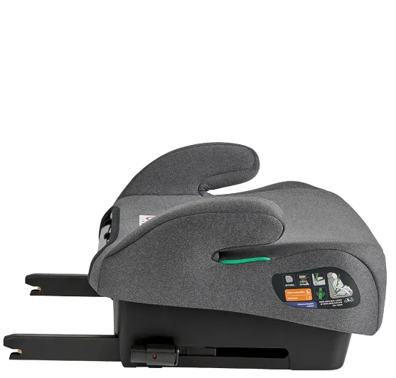 Inaltator auto-buster 125-150 cm (i-Size) Isofix Kikkaboo i-Boost Dark Grey Inaltator auto-buster 125-150 cm (i-Size) Isofix Kikkaboo i-Boost Dark Grey