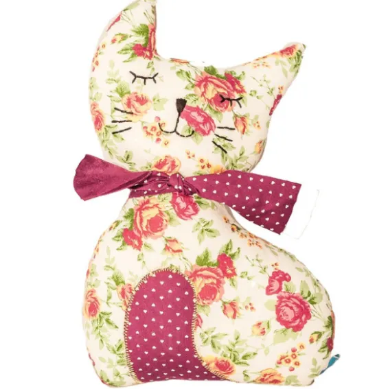 Jucarie din bumbac „Pisicuta”, lucru manual, 24 cm