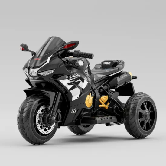 Motocicletă electrică pentru copii cu telecomandă, gri (81859) Motocicletă electrică pentru copii cu telecomandă, gri (81859)