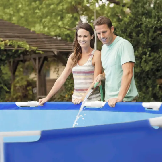 INTEX Piscină Metal Frame Blue 244х76 сm, 2843L, cadru metalic INTEX Piscină Metal Frame Blue 244х76 сm, 2843L, cadru metalic