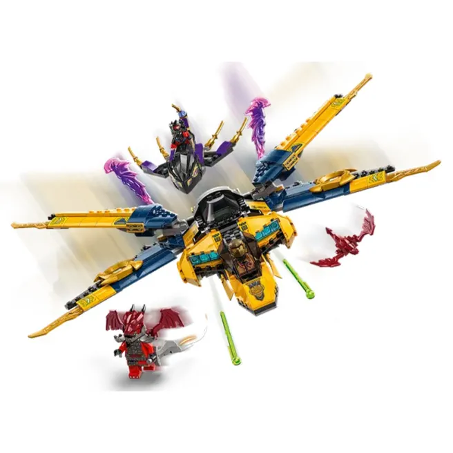 Constructor LEGO Ninjago Avionul de superfurtună Ras și Arina, art. 71833 Constructor LEGO Ninjago Avionul de superfurtună Ras și Arina, art. 71833