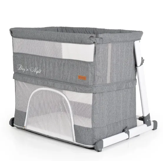 Детская кроватка 2 в 1 Moni Day n Night Grey