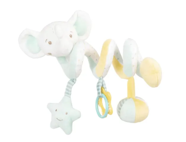 Игрушка-подвеска Kikkaboo Horizontal Spiral Elephant Time