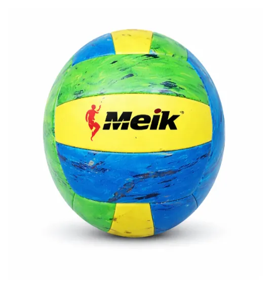 Волейбольный мяч Size 5 Machine-Stitched, сине-зелено-желтый, код 2170D