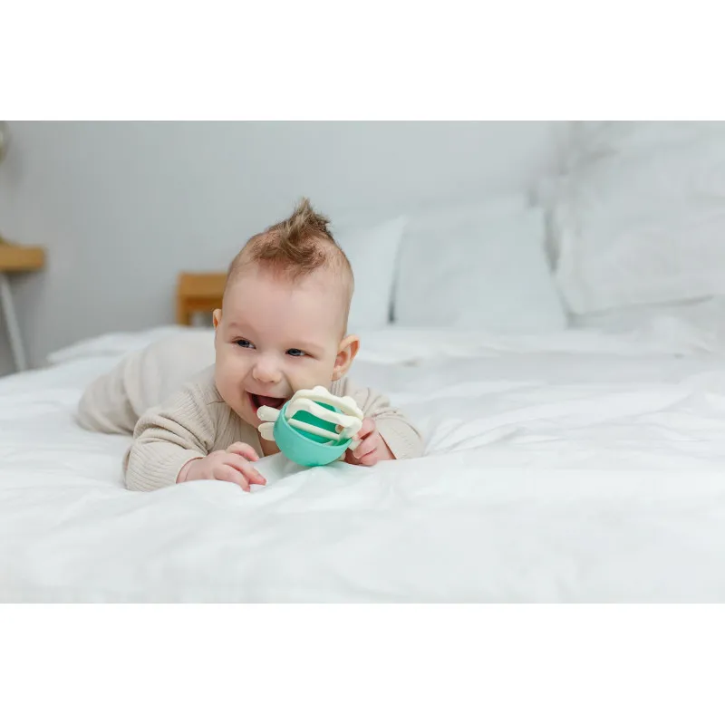 Dentitie din silicon pentru mana Roxy Kids „Crabby”, Turcoaz (RST-002-B) Dentitie din silicon pentru mana Roxy Kids „Crabby”, Turcoaz (RST-002-B)