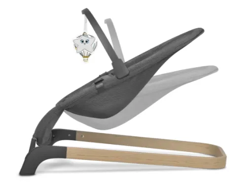 Șezlong-balansoar Lionelo June Air Grey Graphite Șezlong-balansoar Lionelo June Air Grey Graphite