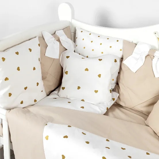 Lenjerie de patut 8 piese PM Perne Maro Lenjerie de patut 8 piese PM Perne Maro