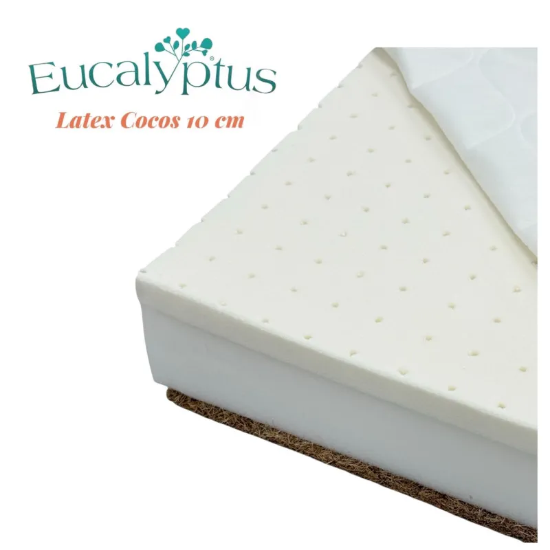 Saltea pentru copii Eucalyptus Latex Cocos 120x60x10см (MD-024) Saltea pentru copii Eucalyptus Latex Cocos 120x60x10см (MD-024)