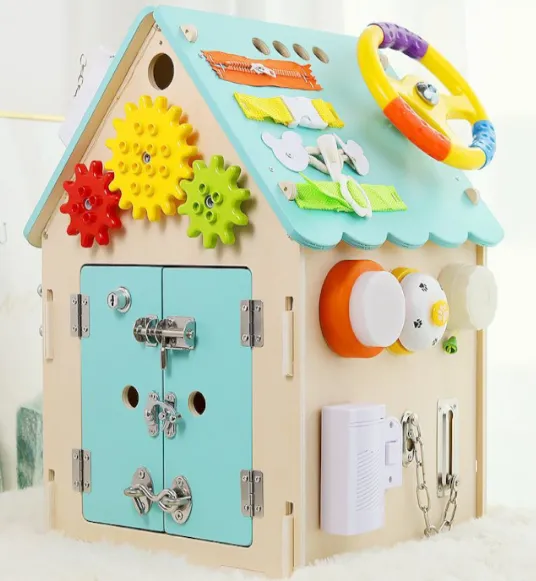 Busyboard Casă Colorată, cod 61671 Busyboard Casă Colorată, cod 61671