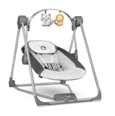 Sezlong-balansoar Lionelo Otto Cozy Grey Sezlong-balansoar Lionelo Otto Cozy Grey