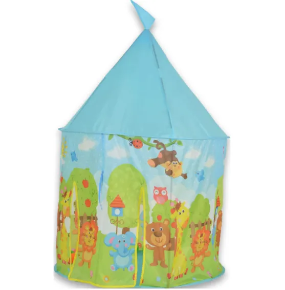 Cort pentru copii Moni Yurt cu 25 bile Blue Cort pentru copii Moni Yurt cu 25 bile Blue