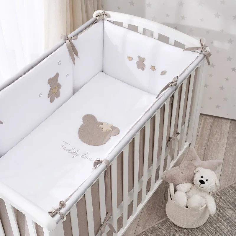 Lenjerie de pat pentru copii Perina Teddy Love (TL6-01.12) Bej Lenjerie de pat pentru copii Perina Teddy Love (TL6-01.12) Bej