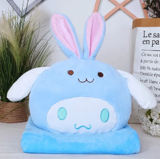 Jucărie din pluș Cinnamoroll 40cm, cu plapumă 1×1.6m (674335)