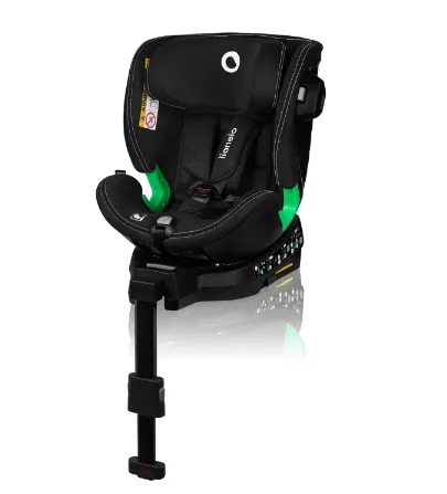 Scaun auto 0-36kg (I-Size) Lionelo Harmony Black Carbon Bamboo, rotativ 360
