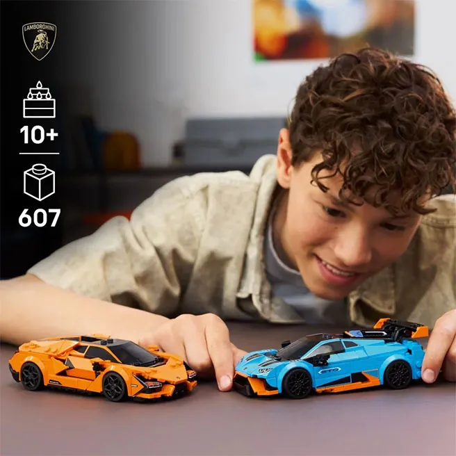 Constructor LEGO Speed Champions Lamborghini Revuelto și Huracán STO, art. 77238 Constructor LEGO Speed Champions Lamborghini Revuelto și Huracán STO, art. 77238