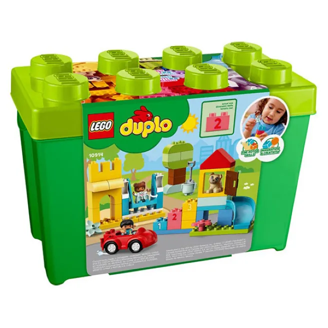 Constructor LEGO DUPLO Cutie Deluxe în formă de căramidă, art. 10914 Constructor LEGO DUPLO Cutie Deluxe în formă de căramidă, art. 10914