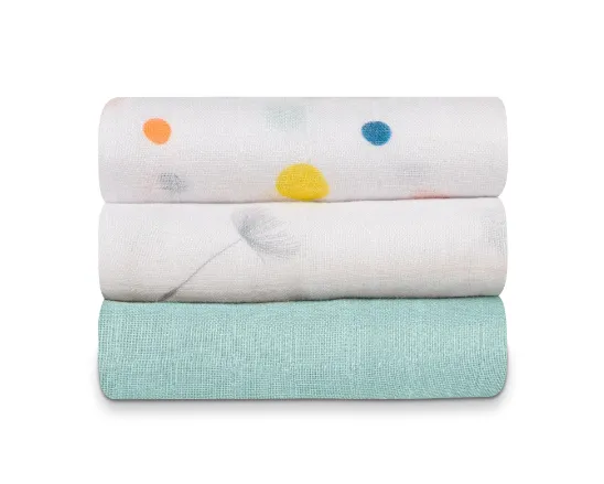 Pelinci din fibre de bambus Lionelo Dot (70x70 cm), 3 buc. Pelinci din fibre de bambus Lionelo Dot (70x70 cm), 3 buc.