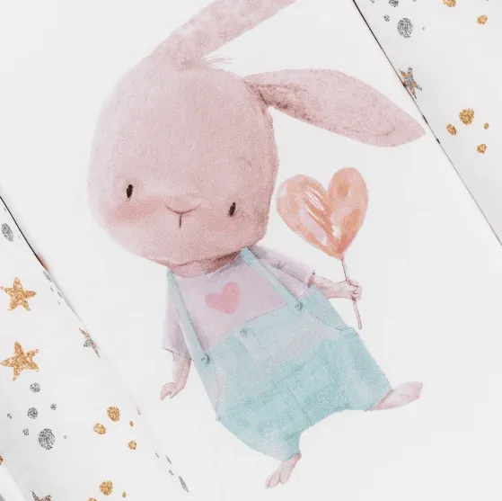 Babynest pentru bebeluș PM Premium Iepuraș Turcoaz Babynest pentru bebeluș PM Premium Iepuraș Turcoaz