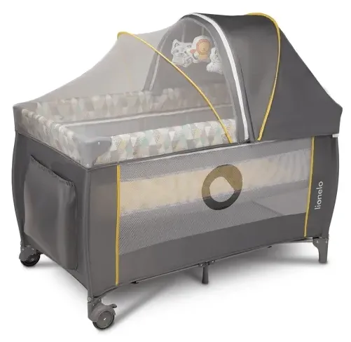 Patut pliabil 2 in 1 Lionelo Sven Plus Yellow Scandi Patut pliabil 2 in 1 Lionelo Sven Plus Yellow Scandi