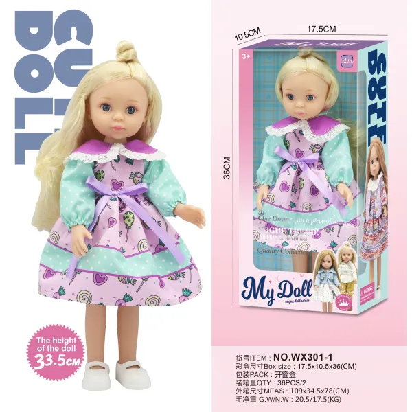 Papusa din vinil 35cm 008794 