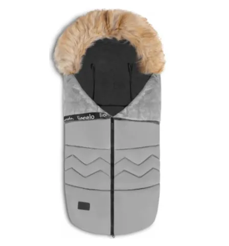 Husa de iarna pentru carucior Lionelo Frode Grey Dove, 90x45 cm Husa de iarna pentru carucior Lionelo Frode Grey Dove, 90x45 cm