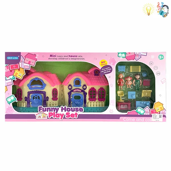 Дом с аксессуарами, музыкой и подсветкой 005935