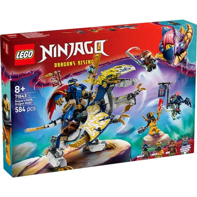 Constructor LEGO Ninjago Rogues Mech Dragon Rider, art. 71843