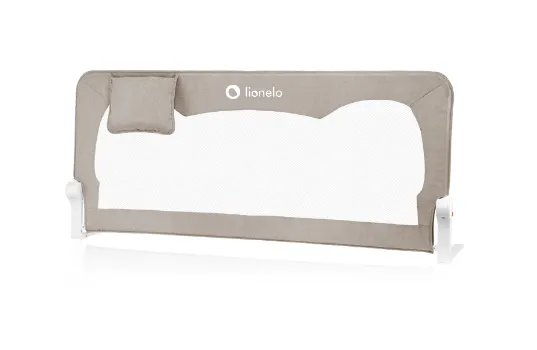Barieră de protecție pentru pat Lionelo Hanna Beige Melange, 150 cm Barieră de protecție pentru pat Lionelo Hanna Beige Melange, 150 cm