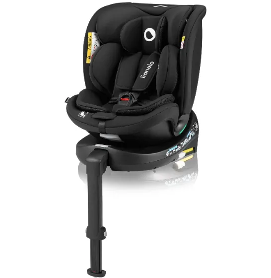 Scaun auto 40-150 cm (i-Size) Isofix Lionelo Navy Black Onyx, rotativ 360